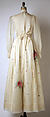 Evening dress, Adolfo (American, born Cuba, Cárdenas 1923–2021 New York), (a, b) silk; (c) cotton, nylon, American