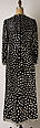 Evening dress, Donald Brooks (American, New Haven, Connecticut 1928–2005 Stony Brook, New York), wool, glass, American