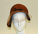 Hat, Lilly Daché (American (born France), Bègles 1898–1989 Louvecienne), [no medium available], American