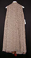 Dress, James Galanos (American, Philadelphia, Pennsylvania, 1924–2016 West Hollywood, California), (a) wool; (b) leather, American