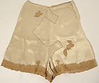 Panties, silk, cotton, probably French