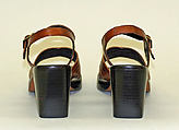 Sandals, leather, American