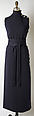 Evening dress, Norman Norell (American, Noblesville, Indiana 1900–1972 New York), wool, rhinestones, American