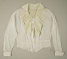 Blouse, linen, cotton, silk, American or European