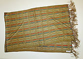 Scarf, synthetic fiber, probably American