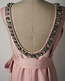 Evening dress, Norman Norell (American, Noblesville, Indiana 1900–1972 New York), silk, glass, American