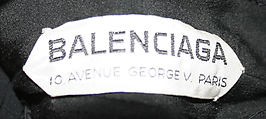 Cocktail dress, House of Balenciaga (French, founded 1937), silk, French