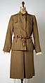 Suit, House of Dior French, silk, metal, French
