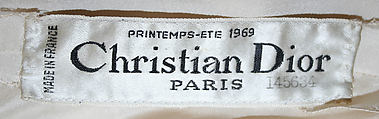 Afternoon dress, House of Dior (French, founded 1946), silk, French