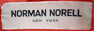 Dress, Norman Norell (American, Noblesville, Indiana 1900–1972 New York), wool, American