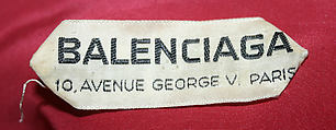 Ensemble, House of Balenciaga (French, founded 1937), wool, French