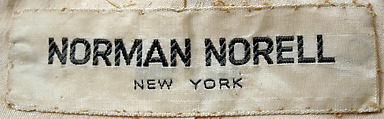 Evening ensemble, Norman Norell (American, Noblesville, Indiana 1900–1972 New York), silk, American