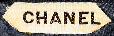 Suit, House of Chanel (French, founded 1910), wool, silk
c) silk
d,e) metal, French