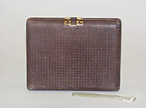 Vanity case, Robert Piguet French, (b) leather, French