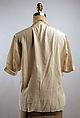 Blouse, silk, probably French