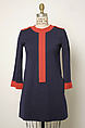 Dress, Yves Saint Laurent (French, founded 1961), wool, French