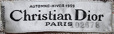 Cocktail dress, House of Dior (French, founded 1946), silk, French
