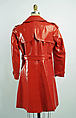 Raincoat, Norbert Nel (French), cotton, plastic (polyvinyl chloride, polyurethane, casein), French