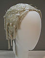 Hat, John-Frederics, Inc. (American, 1929–1948), cotton, glass, American