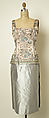 Cocktail dress, Jean Dessès (French (born Egypt), Alexandria 1904–1970 Athens), silk, glass, plastic, metallic thread, French