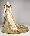 Ball gown, Driscoll (American, founded ca. 1864), silk, metallic thread, glass, American