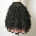 Evening skirt, House of Balenciaga (French, founded 1937), cotton, silk, French