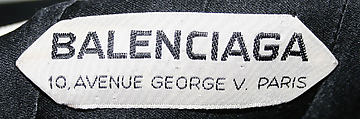 Evening dress, House of Balenciaga (French, founded 1937), silk, French