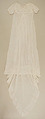 Evening dress, cotton, American