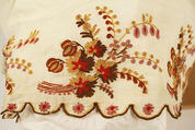 Morning dress, cotton, wool, American