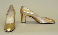 Evening shoes, Herbert Levine Inc. (American, founded 1949), leather, American