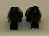 Shoes, Herbert Levine Inc. (American, founded 1949), leather, plastic (cellulose nitrate), wood, American