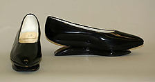 Shoes, Herbert Levine Inc. (American, founded 1949), leather, plastic (cellulose nitrate), wood, American