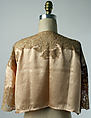 Bed jacket, silk, cotton, American