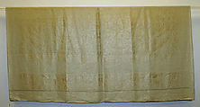 Evening shawl, silk, metal thread, American or European