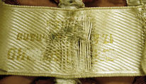Dress, silk, glass, French