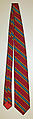 Necktie, silk, American