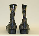 Boots, plastic, leather, American