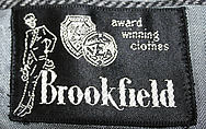 Norfolk suit, wool, leather, American