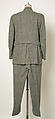 Norfolk suit, wool, leather, American