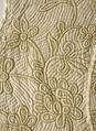 Stomacher, linen, silk, British