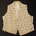 Waistcoat, cotton, American