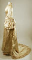 Wedding ensemble, silk, leather, cotton, American