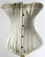 Wedding ensemble, silk, leather, cotton, American