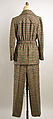 Pantsuit, Kasper (American, born 1926), wool, leather, American