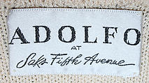 Ensemble, Adolfo (American, born Cuba, Cárdenas 1923–2021 New York), synthetic fiber, American