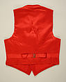 Vest, Mrs. Morton J. Seifter, wool, American
