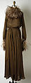 Evening dress, Yves Saint Laurent (French, founded 1961), silk, feathers, French
