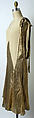 Evening dress, House of Lanvin (French, founded 1889), silk, metallic thread, French