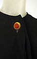 Dress, House of Vionnet (French, active 1912–14; 1918–39), wool, metal, leather, French