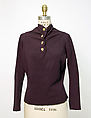 Blouse, cotton, metal, French